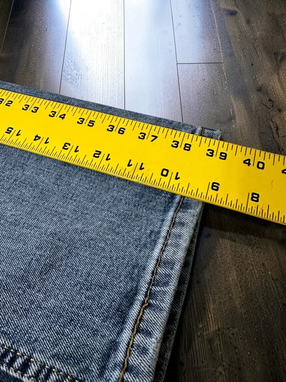 Levi’s 505 Jeans Men’s 32x30 Blue Solid Regular Fit Y2K